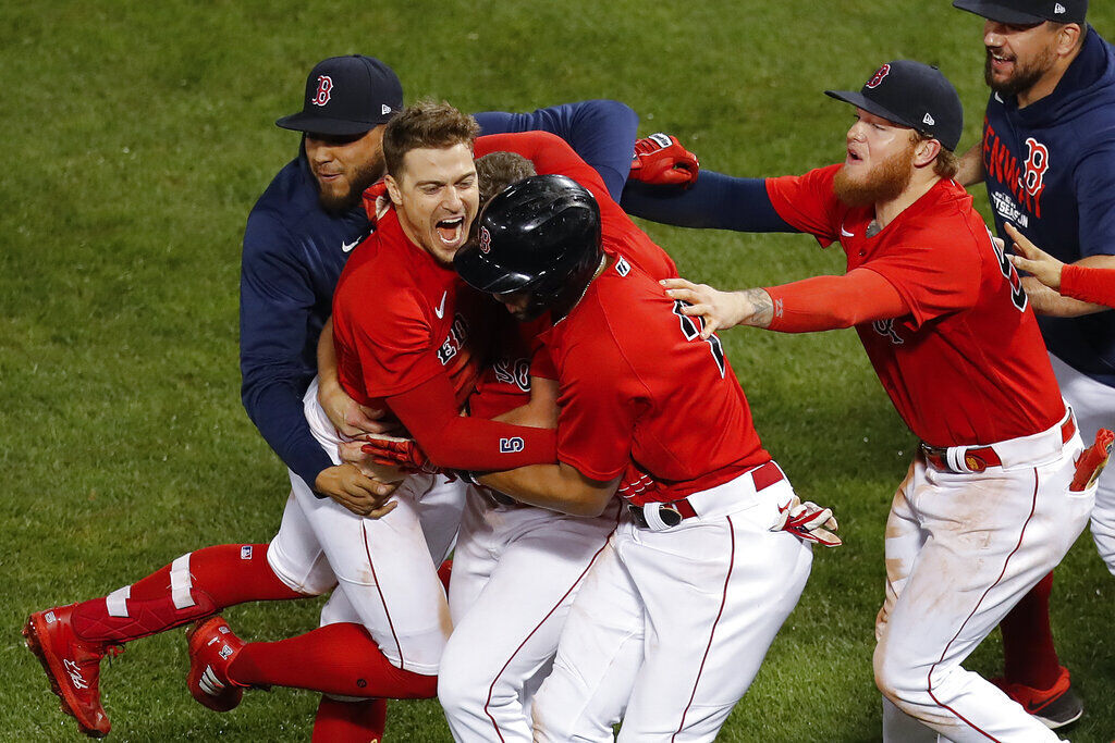 APTOPIX ALDS Rays Red Sox Baseball